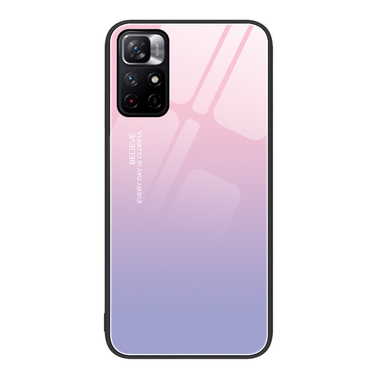 Colorful Painted Glass Phone Case, For Xiaomi Redmi Note 11 5G, For Xiaomi Poco X4 Pro 5G, For Xiaomi Mi 11 Pro