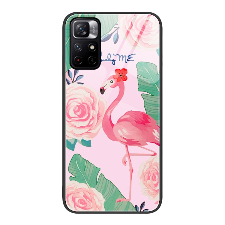 Colorful Painted Glass Phone Case, For Xiaomi Redmi Note 11 5G, For Xiaomi Poco X4 Pro 5G, For Xiaomi Mi 11 Pro