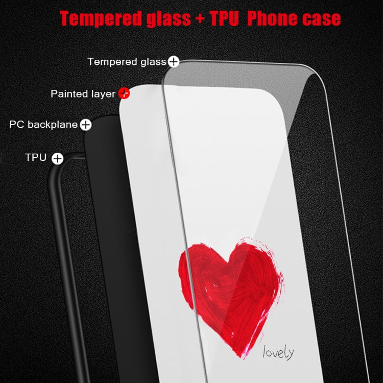 Colorful Painted Glass Phone Case, For Xiaomi Redmi Note 11 5G, For Xiaomi Poco X4 Pro 5G, For Xiaomi Mi 11 Pro