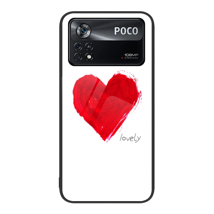 Colorful Painted Glass Phone Case, For Xiaomi Redmi Note 11 5G, For Xiaomi Poco X4 Pro 5G, For Xiaomi Mi 11 Pro