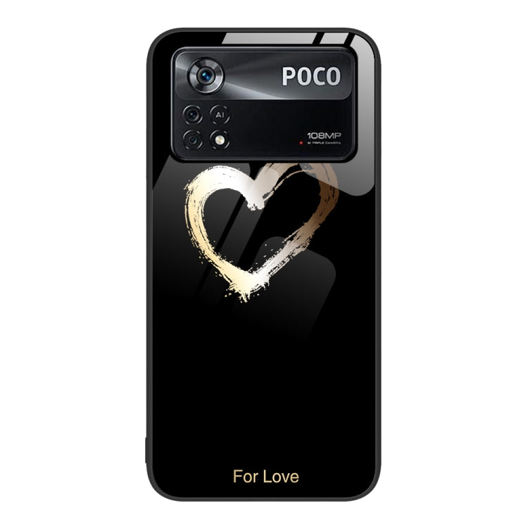 Colorful Painted Glass Phone Case, For Xiaomi Redmi Note 11 5G, For Xiaomi Poco X4 Pro 5G, For Xiaomi Mi 11 Pro