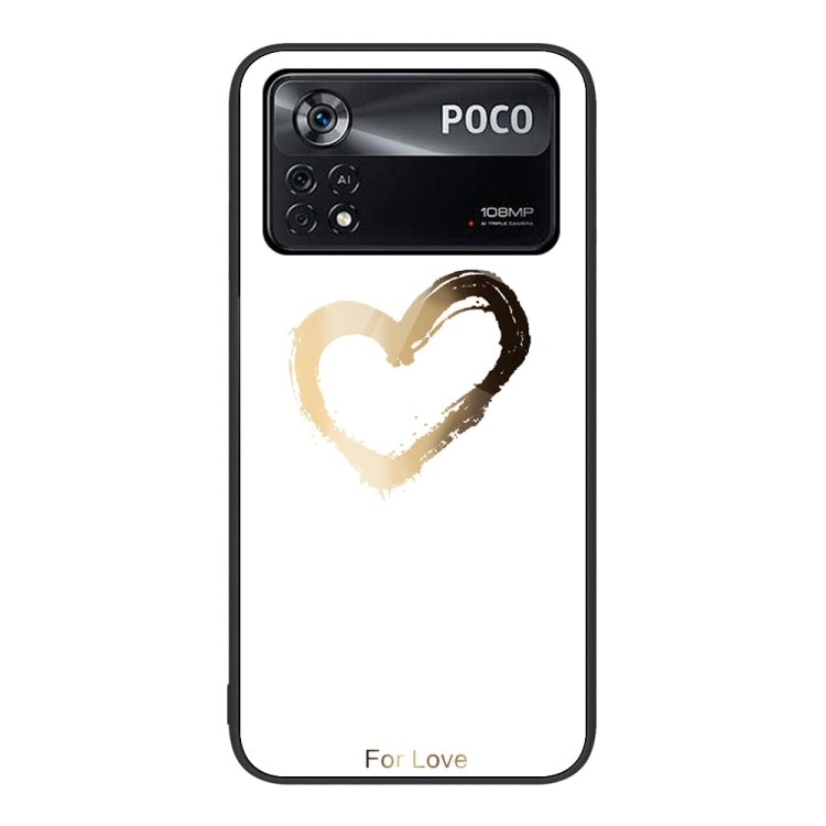 Colorful Painted Glass Phone Case, For Xiaomi Redmi Note 11 5G, For Xiaomi Poco X4 Pro 5G, For Xiaomi Mi 11 Pro