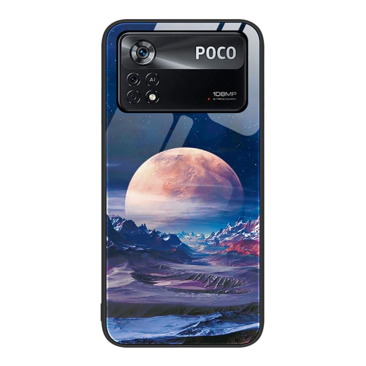 Colorful Painted Glass Phone Case, For Xiaomi Redmi Note 11 5G, For Xiaomi Poco X4 Pro 5G, For Xiaomi Mi 11 Pro