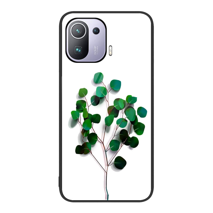 Colorful Painted Glass Phone Case, For Xiaomi Redmi Note 11 5G, For Xiaomi Poco X4 Pro 5G, For Xiaomi Mi 11 Pro