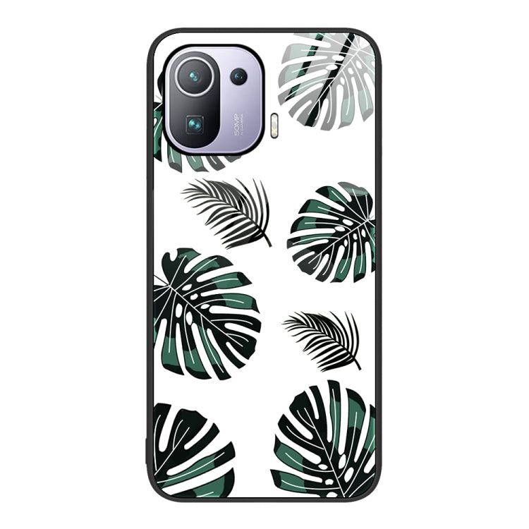 Colorful Painted Glass Phone Case, For Xiaomi Redmi Note 11 5G, For Xiaomi Poco X4 Pro 5G, For Xiaomi Mi 11 Pro
