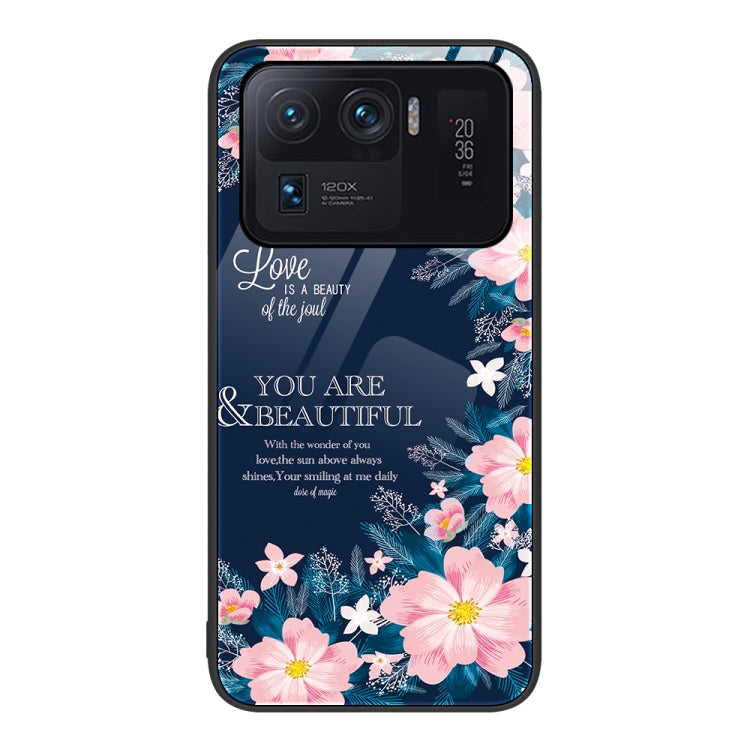 Colorful Painted Glass Phone Case, For Xiaomi Mi 11 Ultra, For Xiaomi 12 Pro, For Xiaomi Redmi K40S