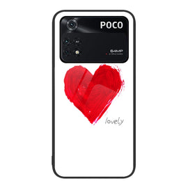 Colorful Painted Glass Phone Case, For Xiaomi Poco M4 Pro