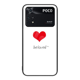 Colorful Painted Glass Phone Case, For Xiaomi Poco M4 Pro