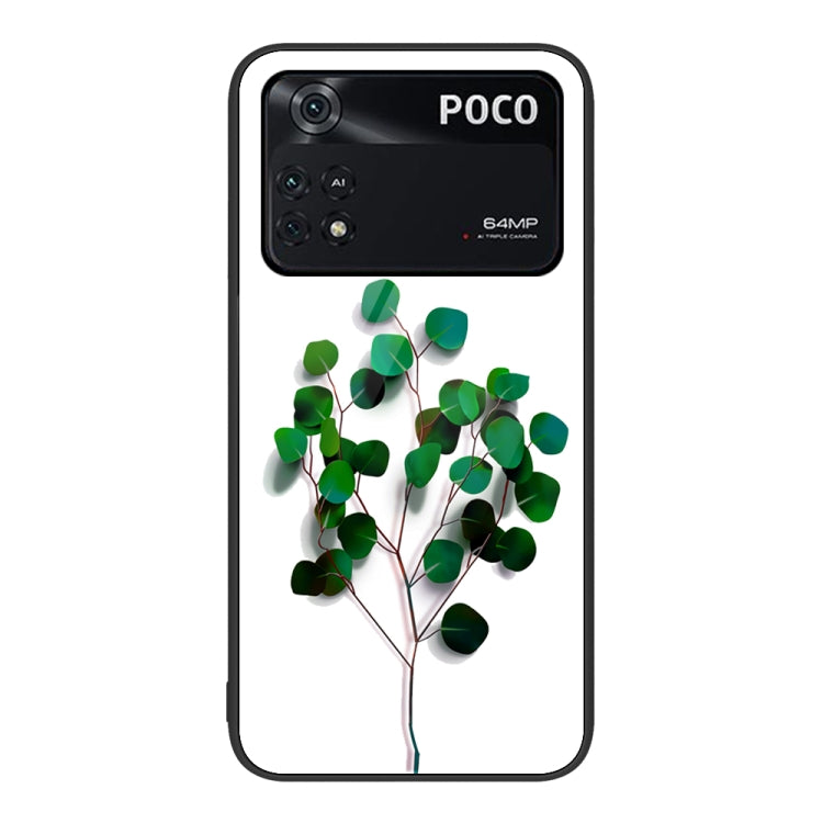 Colorful Painted Glass Phone Case, For Xiaomi Poco M4 Pro