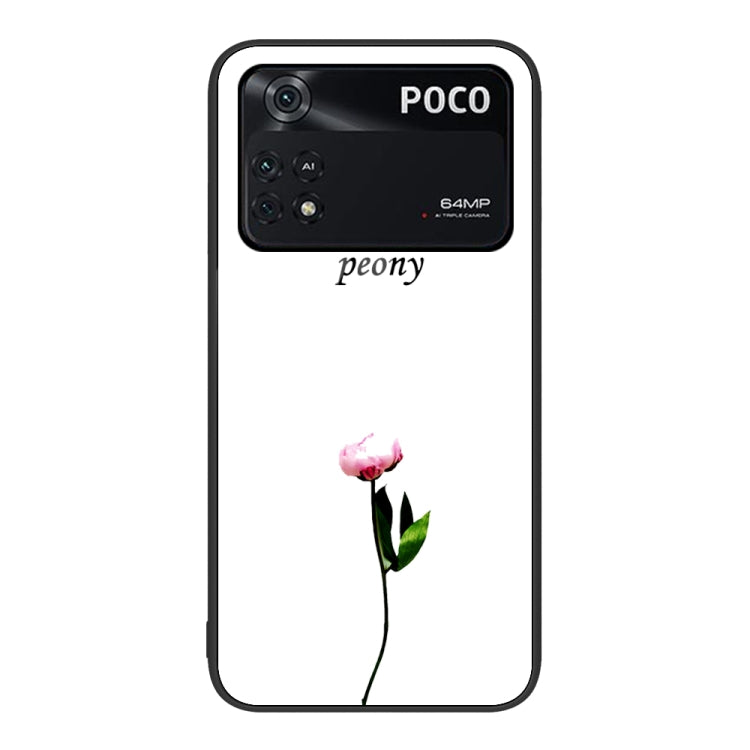 Colorful Painted Glass Phone Case, For Xiaomi Poco M4 Pro