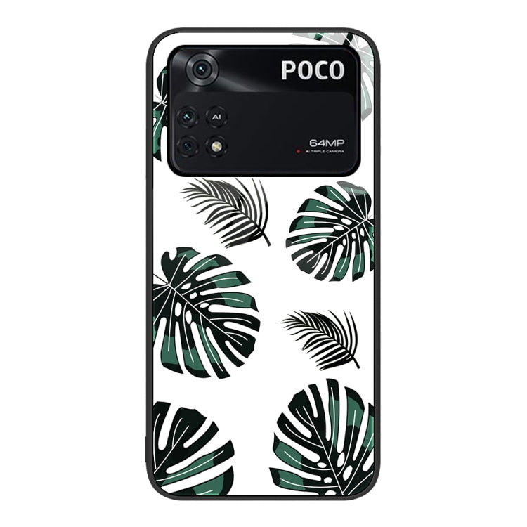 Colorful Painted Glass Phone Case, For Xiaomi Poco M4 Pro
