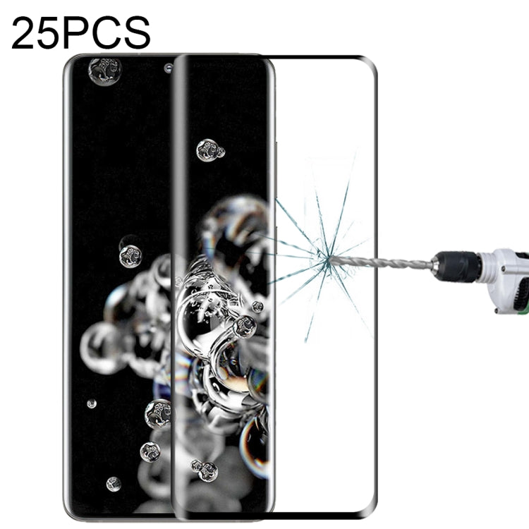 25 PCS 3D Curved Edge Full Screen Tempered Glass Film