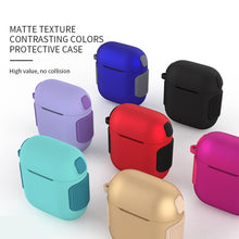 Load image into Gallery viewer, 2 in 1 Matte Texture Contrast Color PC + TPU Earphone Case, For AirPods 2 / 1, For AirPods 3