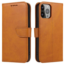 Load image into Gallery viewer, Calf Texture Buckle Flip Leather Phone Case, For iPhone 14, For iPhone 14 Plus, For iPhone 14 Pro, For iPhone 14 Pro Max