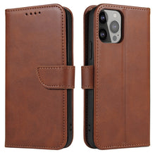 Load image into Gallery viewer, Calf Texture Buckle Flip Leather Phone Case, For iPhone 14, For iPhone 14 Plus, For iPhone 14 Pro, For iPhone 14 Pro Max