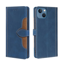 Load image into Gallery viewer, Skin Feel Magnetic Buckle Leather Phone Case, For iPhone 14, For iPhone 14 Plus, For iPhone 14 Pro, For iPhone 14 Pro Max