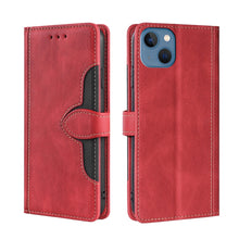 Load image into Gallery viewer, Skin Feel Magnetic Buckle Leather Phone Case, For iPhone 14, For iPhone 14 Plus, For iPhone 14 Pro, For iPhone 14 Pro Max