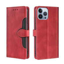 Load image into Gallery viewer, Skin Feel Magnetic Buckle Leather Phone Case, For iPhone 14, For iPhone 14 Plus, For iPhone 14 Pro, For iPhone 14 Pro Max
