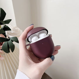 Earphone PC Solid Color Frosted Protective Case