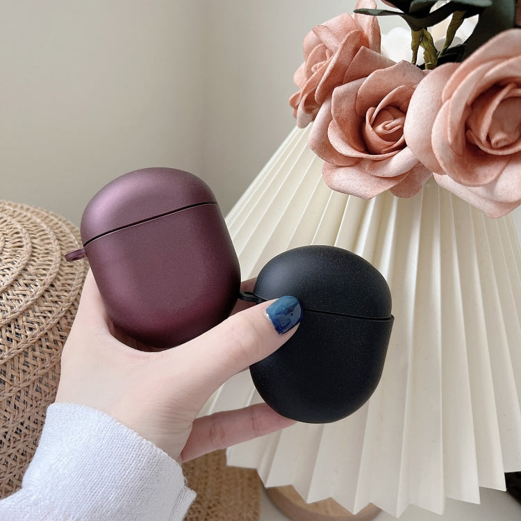 Earphone PC Solid Color Frosted Protective Case