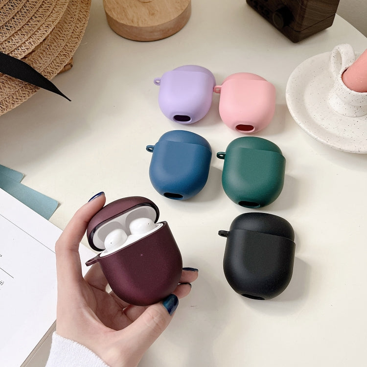 Earphone PC Solid Color Frosted Protective Case