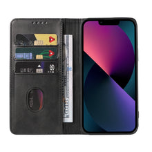 Load image into Gallery viewer, Calf Texture Magnetic Flip Leather Phone Case, For iPhone 14, For iPhone 14 Plus, For iPhone 14 Pro, For iPhone 14 Pro Max