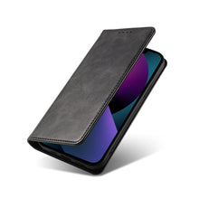 Load image into Gallery viewer, Calf Texture Magnetic Flip Leather Phone Case, For iPhone 14, For iPhone 14 Plus, For iPhone 14 Pro, For iPhone 14 Pro Max