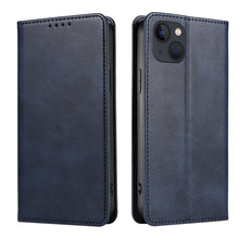 Load image into Gallery viewer, Calf Texture Magnetic Flip Leather Phone Case, For iPhone 14, For iPhone 14 Plus, For iPhone 14 Pro, For iPhone 14 Pro Max