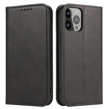 Load image into Gallery viewer, Calf Texture Magnetic Flip Leather Phone Case, For iPhone 14, For iPhone 14 Plus, For iPhone 14 Pro, For iPhone 14 Pro Max