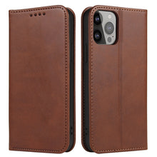 Load image into Gallery viewer, Calf Texture Magnetic Flip Leather Phone Case, For iPhone 14, For iPhone 14 Plus, For iPhone 14 Pro, For iPhone 14 Pro Max
