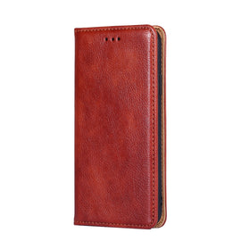 Gloss Oil Solid Color Magnetic Leather Phone Case, For iPhone 14, For iPhone 14 Plus, For iPhone 14 Pro, For iPhone 14 Pro Max