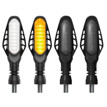 Load image into Gallery viewer, 4 PCS Modified Motorcycle 16LEDs Brake Turn Tail Light, Smoked Shell
