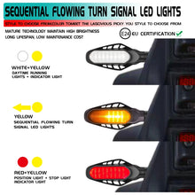 Load image into Gallery viewer, 4 PCS Modified Motorcycle 16LEDs Brake Turn Tail Light, Smoked Shell