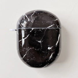 Marble Texture PC Glossy Earphone Protective Case