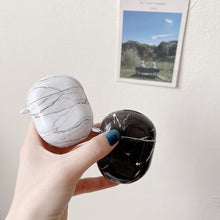 Load image into Gallery viewer, Marble Texture PC Glossy Earphone Protective Case