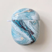 Load image into Gallery viewer, Marble Texture PC Glossy Earphone Protective Case