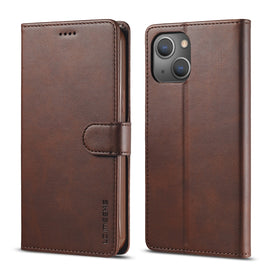 LC.IMEEKE Calf Texture Horizontal Flip Leather Case, For iPhone 14, For iPhone 14 Plus, For iPhone 14 Pro, For iPhone 14 Pro Max