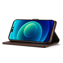 Load image into Gallery viewer, LC.IMEEKE Calf Texture Horizontal Flip Leather Case, For iPhone 14, For iPhone 14 Plus, For iPhone 14 Pro, For iPhone 14 Pro Max