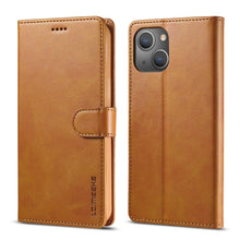 Load image into Gallery viewer, LC.IMEEKE Calf Texture Horizontal Flip Leather Case, For iPhone 14, For iPhone 14 Plus, For iPhone 14 Pro, For iPhone 14 Pro Max