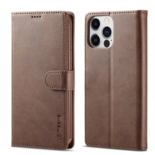 Load image into Gallery viewer, LC.IMEEKE Calf Texture Horizontal Flip Leather Case, For iPhone 14, For iPhone 14 Plus, For iPhone 14 Pro, For iPhone 14 Pro Max