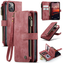 Load image into Gallery viewer, CaseMe C30 Multifunctional Phone Leather Case, For iPhone 14, For iPhone 14 Plus, For iPhone 14 Pro, For iPhone 14 Pro Max