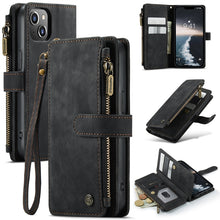 Load image into Gallery viewer, CaseMe C30 Multifunctional Phone Leather Case, For iPhone 14, For iPhone 14 Plus, For iPhone 14 Pro, For iPhone 14 Pro Max