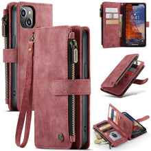 Load image into Gallery viewer, CaseMe C30 Multifunctional Phone Leather Case, For iPhone 14, For iPhone 14 Plus, For iPhone 14 Pro, For iPhone 14 Pro Max