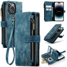 Load image into Gallery viewer, CaseMe C30 Multifunctional Phone Leather Case, For iPhone 14, For iPhone 14 Plus, For iPhone 14 Pro, For iPhone 14 Pro Max