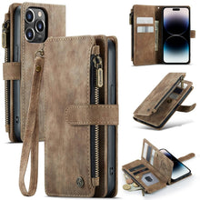 Load image into Gallery viewer, CaseMe C30 Multifunctional Phone Leather Case, For iPhone 14, For iPhone 14 Plus, For iPhone 14 Pro, For iPhone 14 Pro Max