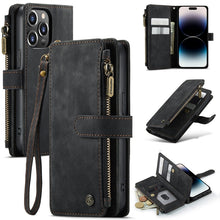 Load image into Gallery viewer, CaseMe C30 Multifunctional Phone Leather Case, For iPhone 14, For iPhone 14 Plus, For iPhone 14 Pro, For iPhone 14 Pro Max