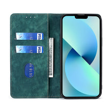 Load image into Gallery viewer, RFID Anti-theft Brush Magnetic Leather Phone Case, For iPhone 14, For iPhone 14 Plus, For iPhone 14 Pro, For iPhone 14 Pro Max