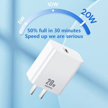 Load image into Gallery viewer, REMAX RP-U5 Extreme 2 Series 20W PD Charger + 1m USB-C / Type-C to 8 Pin Fast Charge Data Cable Set, CN Plug, EU Plug, US Plug