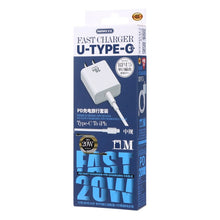 Load image into Gallery viewer, REMAX RP-U5 Extreme 2 Series 20W PD Charger + 1m USB-C / Type-C to 8 Pin Fast Charge Data Cable Set, CN Plug, EU Plug, US Plug