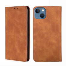 Load image into Gallery viewer, Skin Feel Magnetic Leather Phone Case, For iPhone 14, For iPhone 14 Plus, For iPhone 14 Pro, For iPhone 14 Pro Max